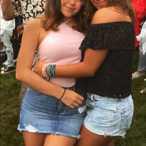 Simple Baby Pink Halter Tank